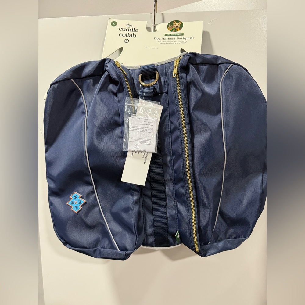 The Cuddle Collab dog harness backpack New With Tags Size Large.